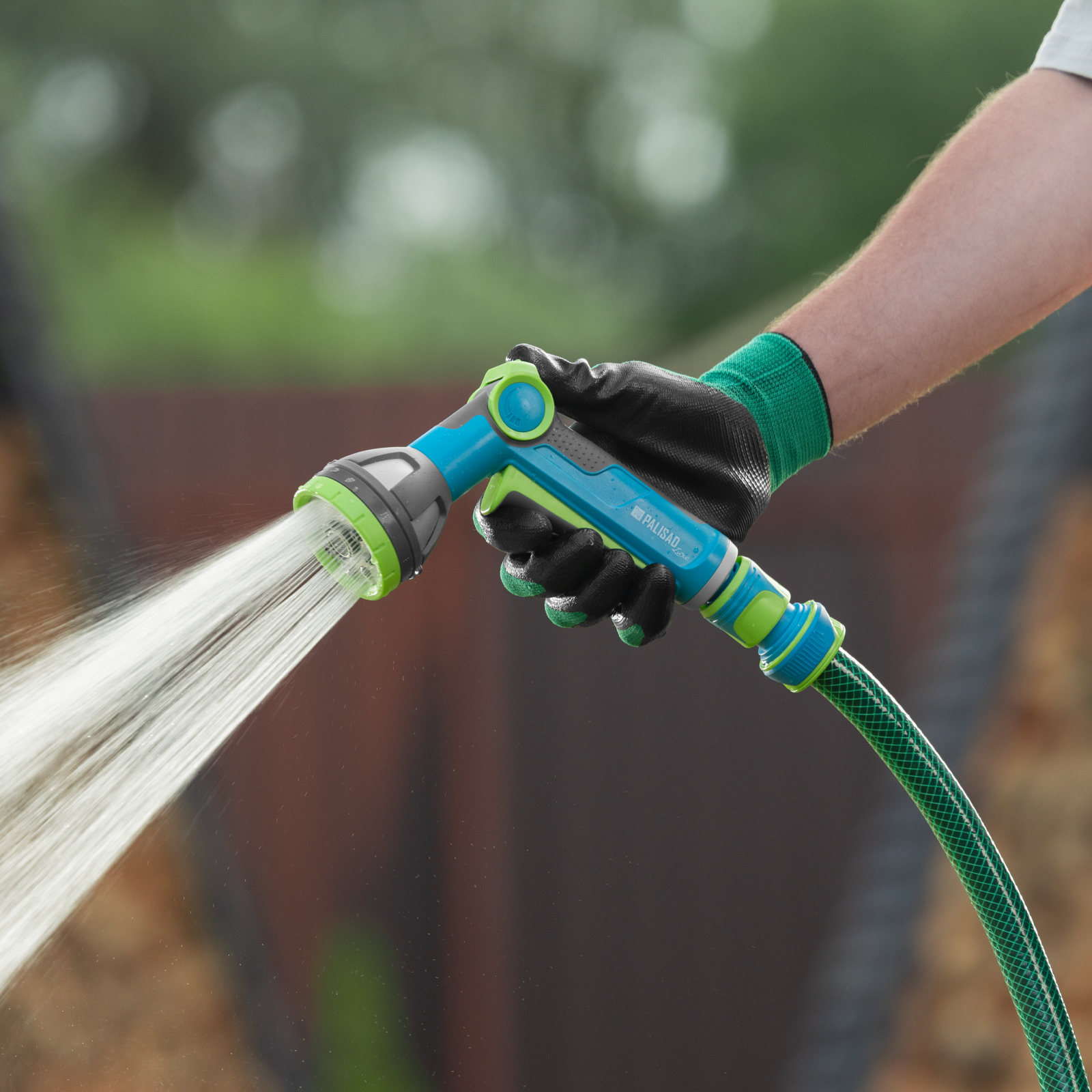 Пистолет-распылитель, 8 режимов, регулируемый, металлический, с курком, LUXE Palisad