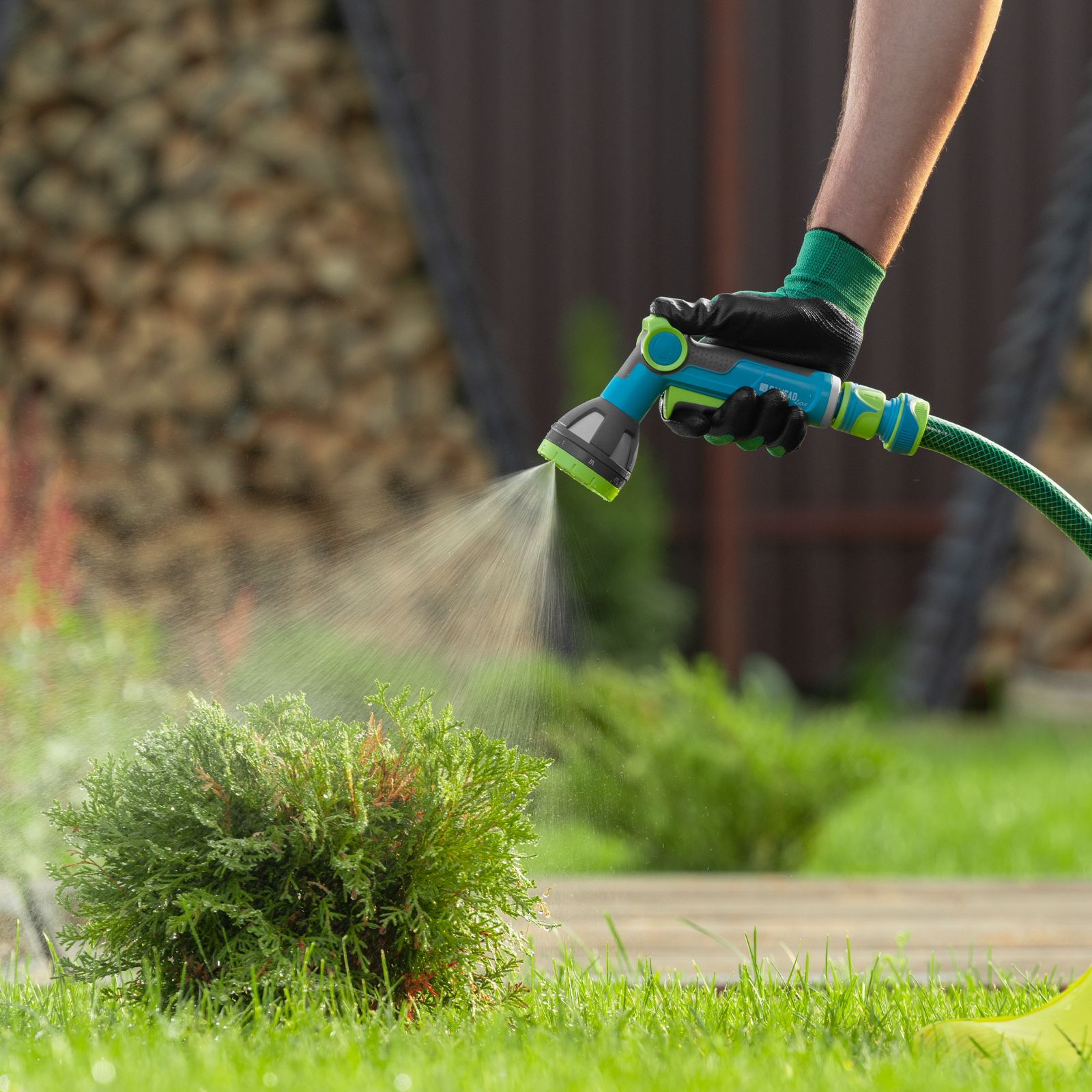 Пистолет-распылитель, 8 режимов, регулируемый, металлический, с курком, LUXE Palisad