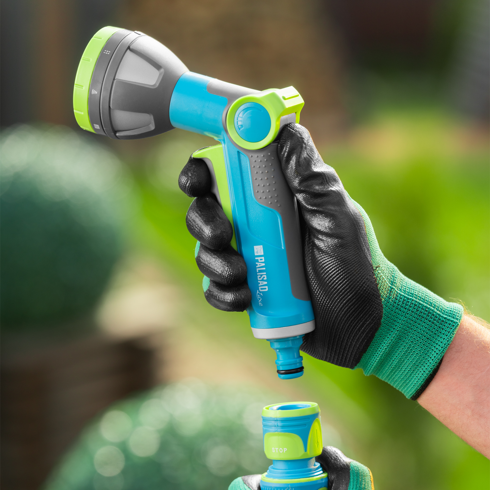 Пистолет-распылитель, 8 режимов, регулируемый, металлический, с курком, LUXE Palisad