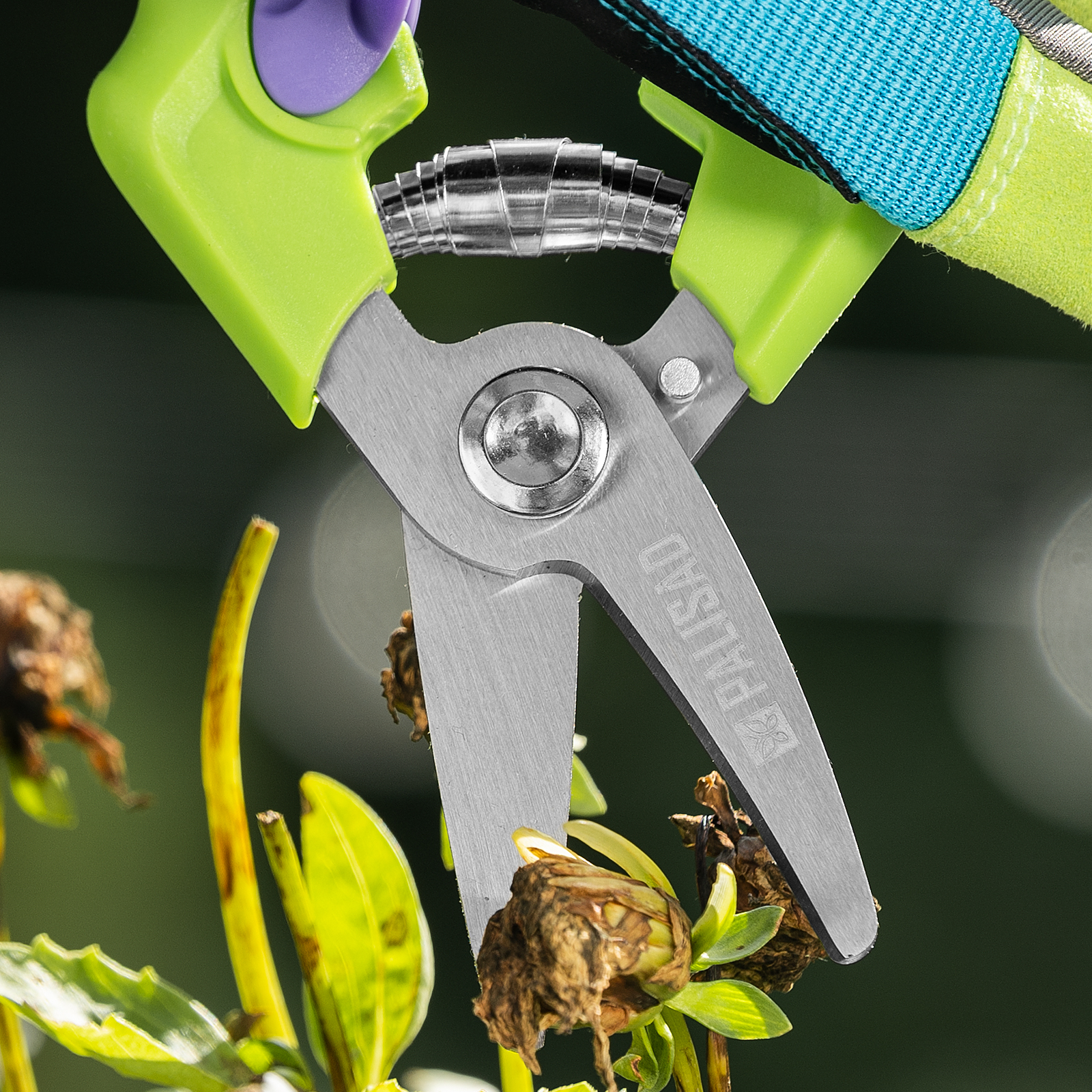 Секатор цветочный, 190 мм, пластиковые рукоятки Palisad