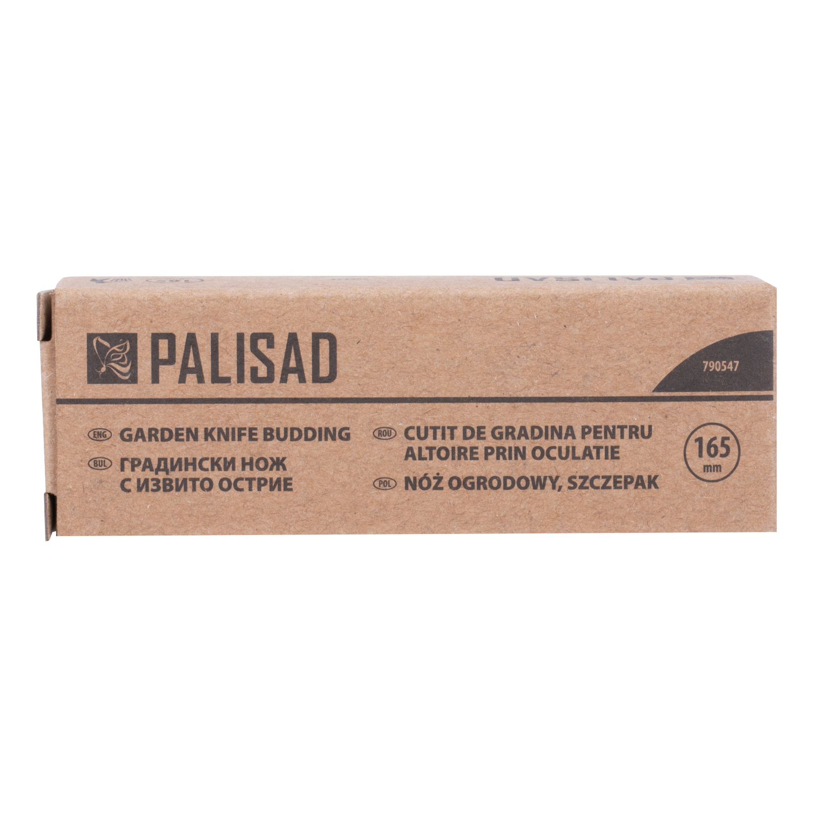 Нож садовый, 165 мм, складной, окулировочный, пластиковая рукоятка Palisad