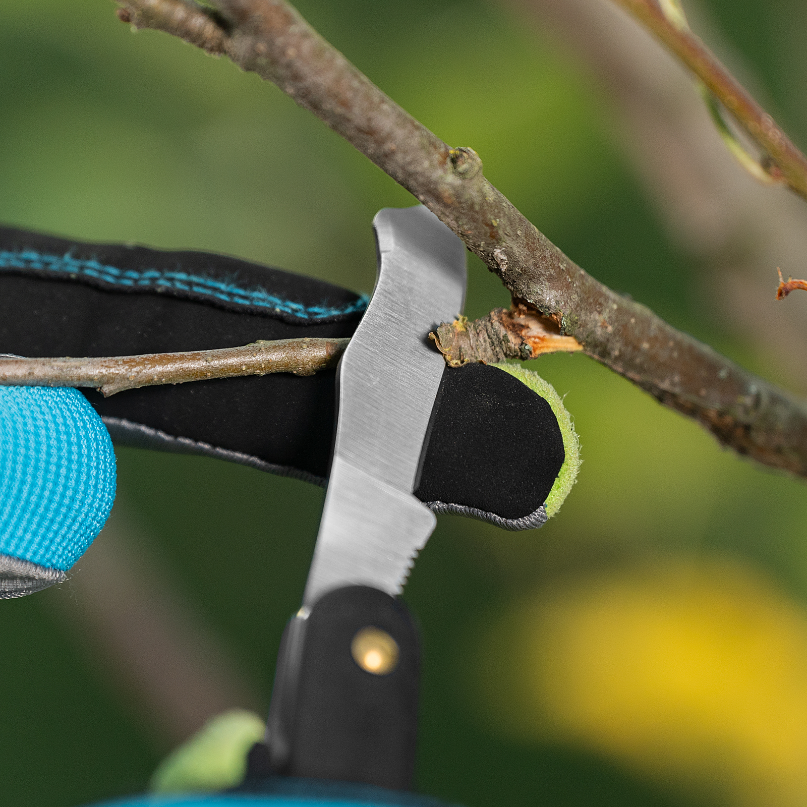 Нож садовый, 165 мм, складной, окулировочный, пластиковая рукоятка Palisad