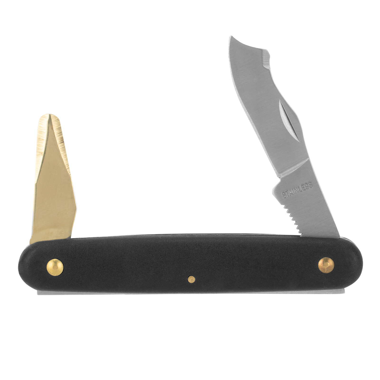 Нож садовый, 165 мм, складной, окулировочный, пластиковая рукоятка Palisad