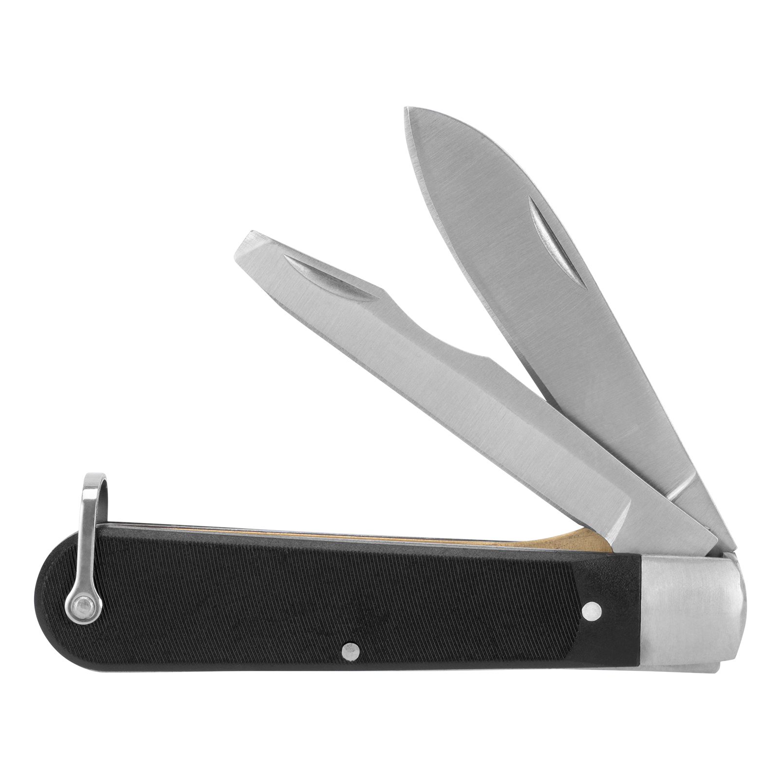 Нож садовый, 168 мм, складной, с двумя лезвиями, пластиковая рукоятка Palisad