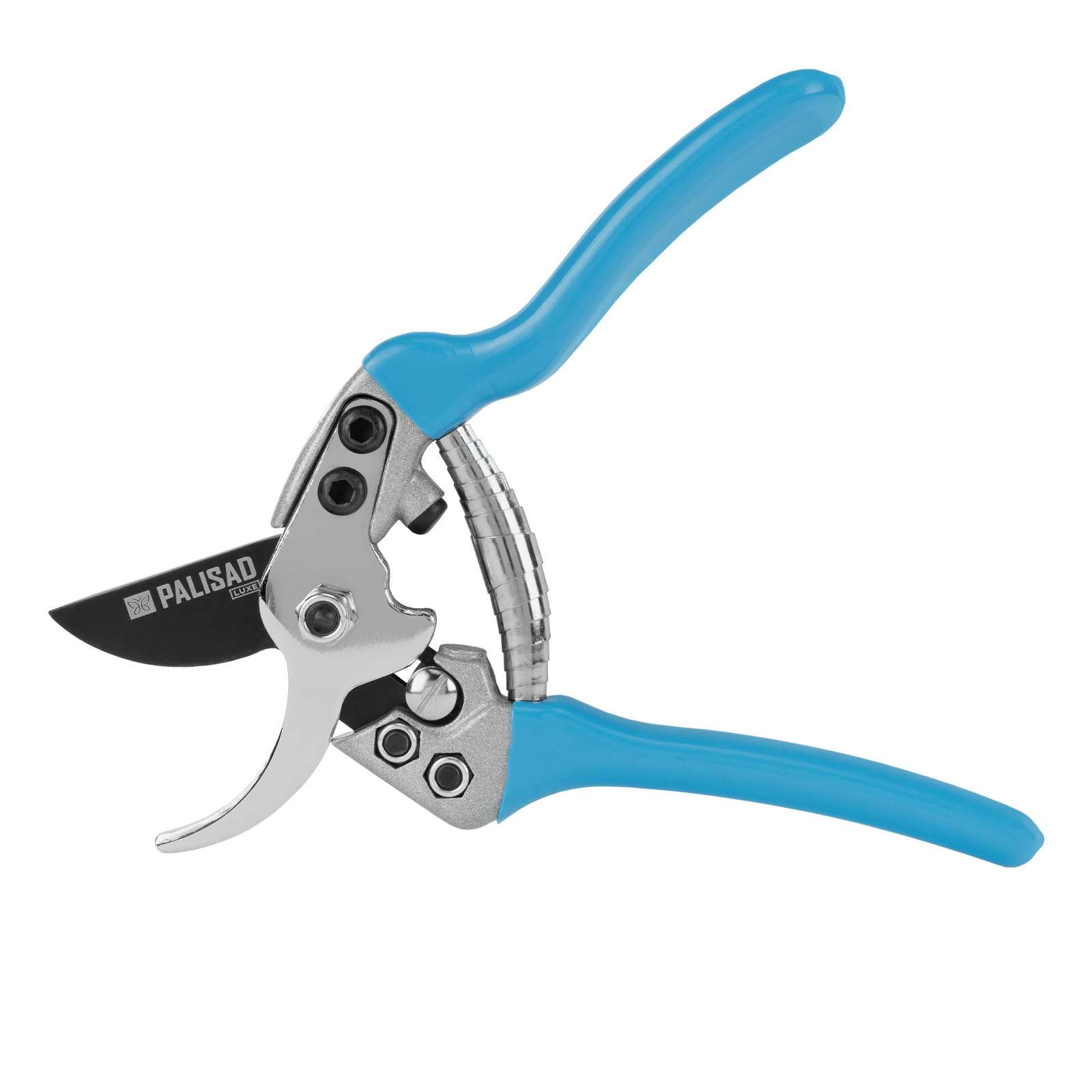Секатор прямого реза, 190 мм, алюминиевые обрезиненые рукоятки, LUXE Palisad