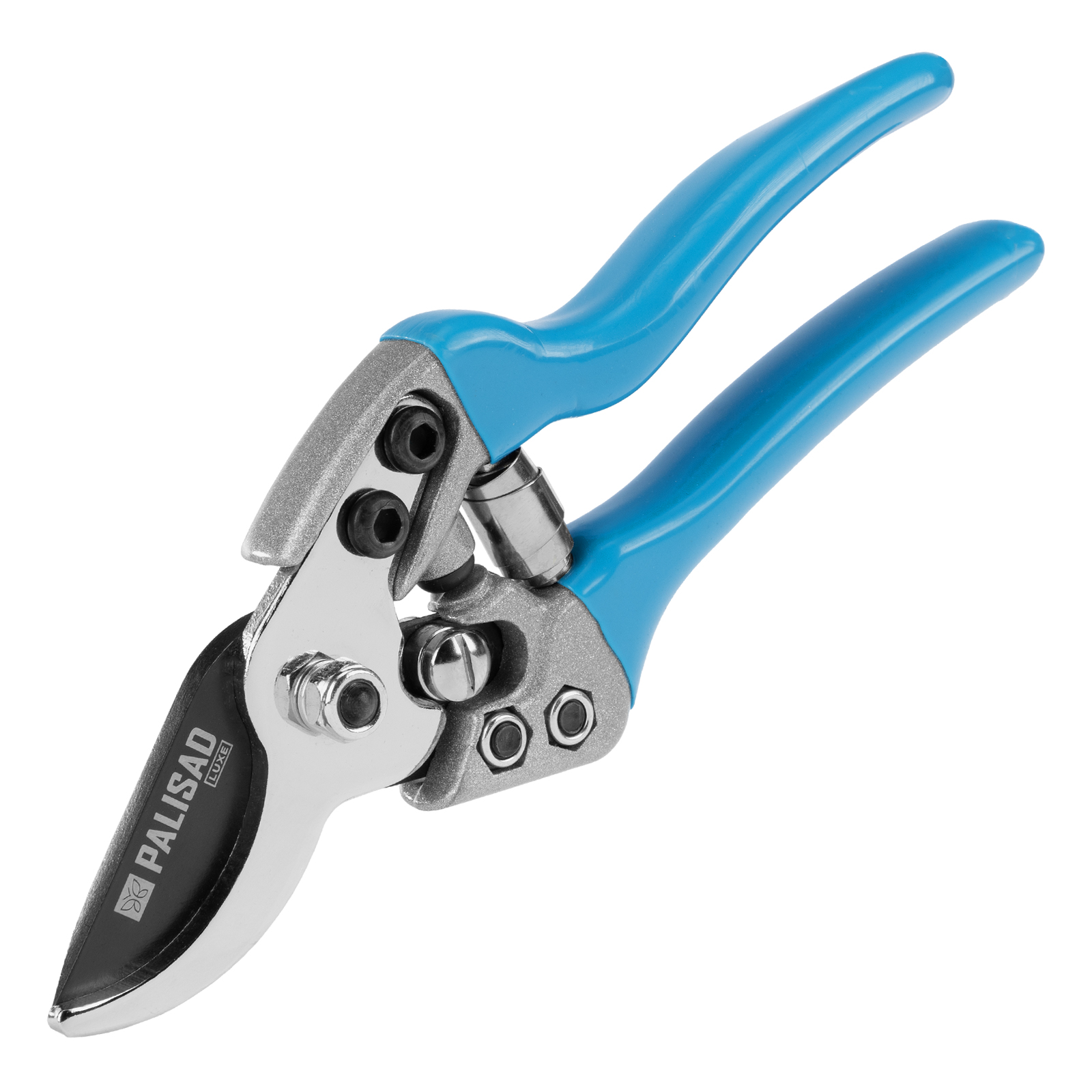 Секатор прямого реза, 190 мм, алюминиевые обрезиненые рукоятки, LUXE Palisad