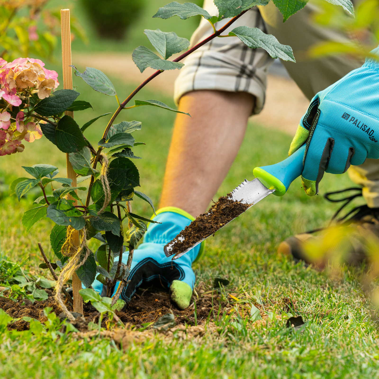 Совок посадочный многофункциональный (5 в 1) 60х285 мм, с чехлом, LUXEPalisad