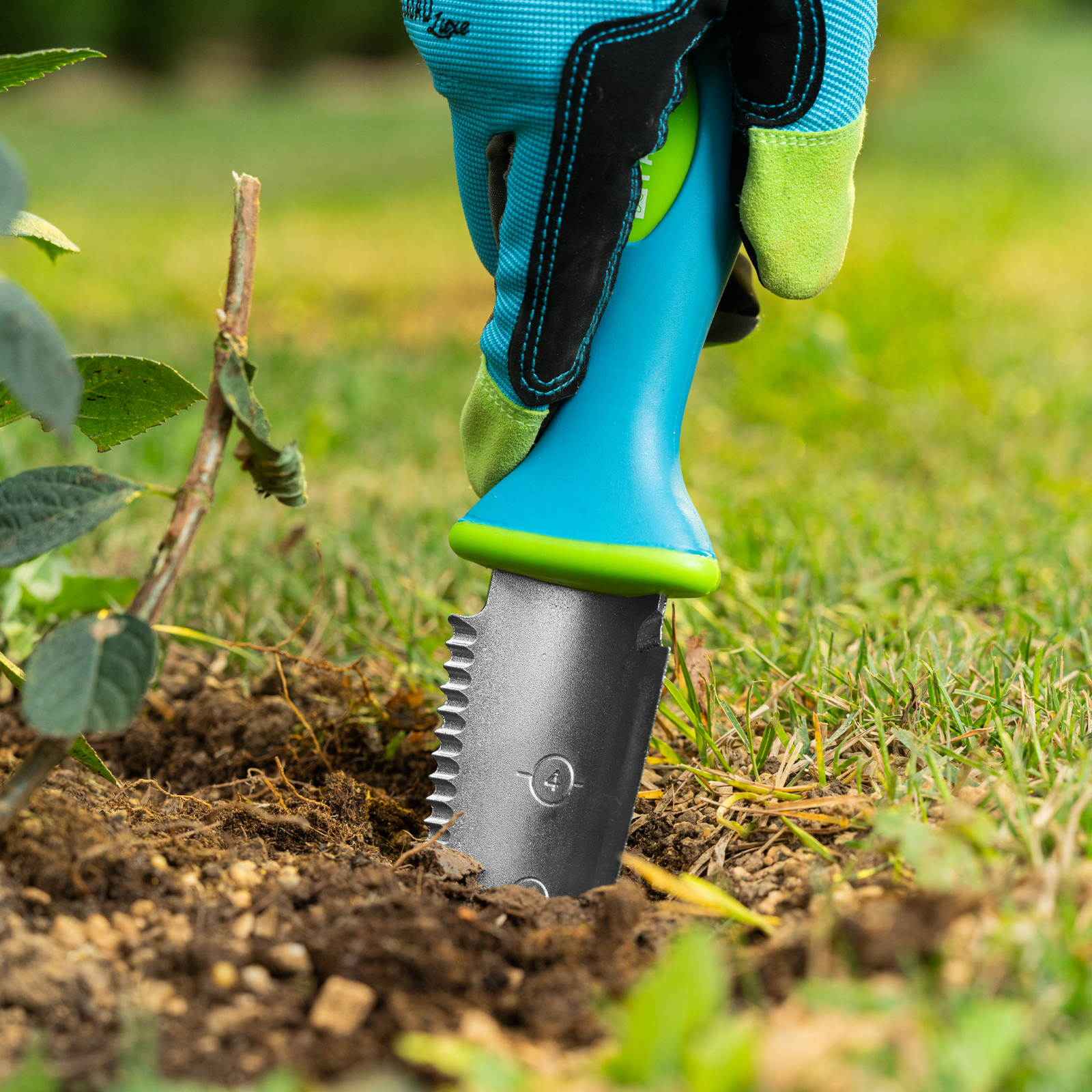 Совок посадочный многофункциональный (5 в 1) 60х285 мм, с чехлом, LUXEPalisad