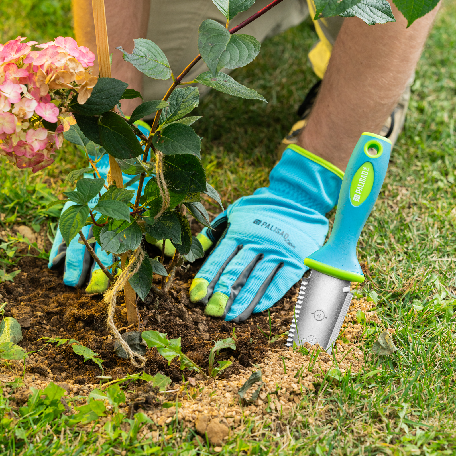 Совок посадочный многофункциональный (5 в 1) 60х285 мм, с чехлом, LUXEPalisad