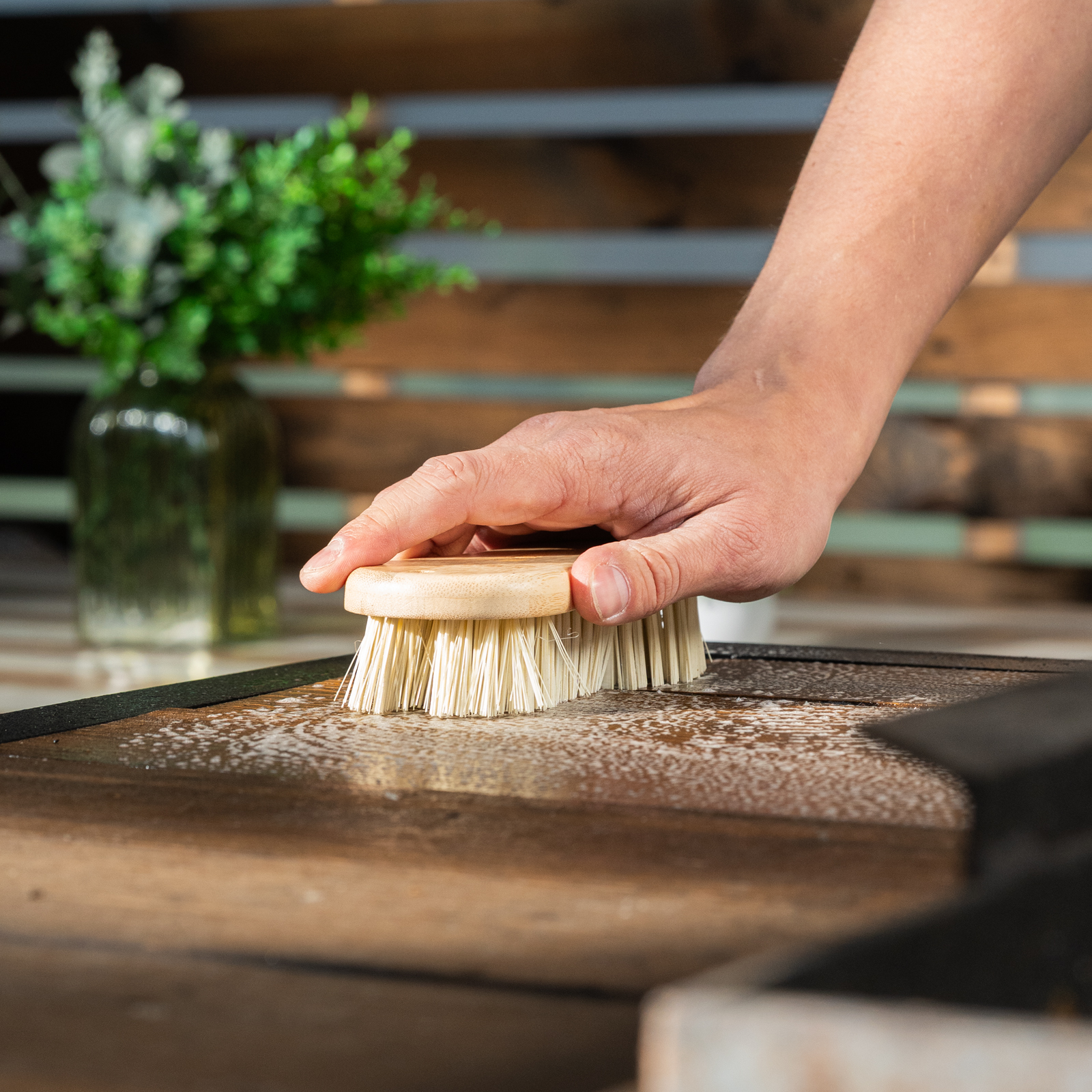 Щетка универсальная 155х65 мм, бамбуковая колодка Home Palisad