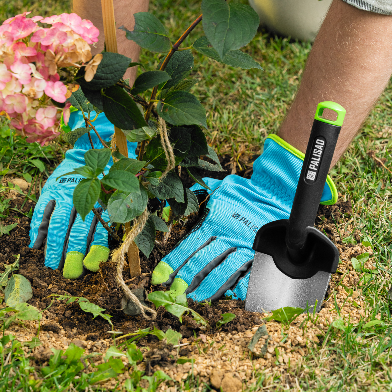 Совок посадочный широкий, 90х275 мм, стальной, полипропиленовая рукоятка, BASE Palisad