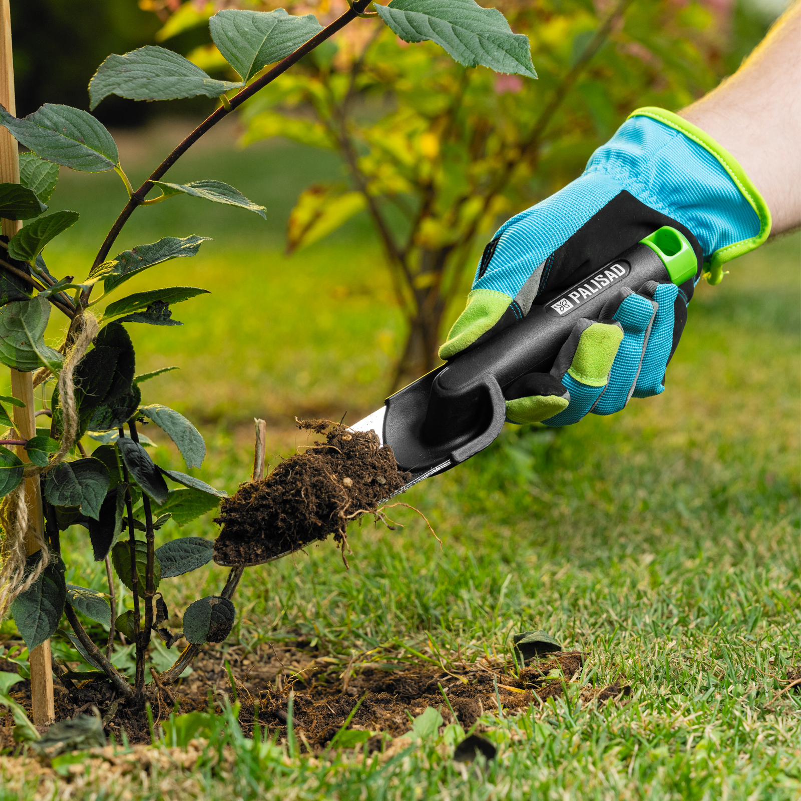 Совок посадочный узкий, 60х270 мм, стальной, полипропиленовая рукоятка, BASE Palisad