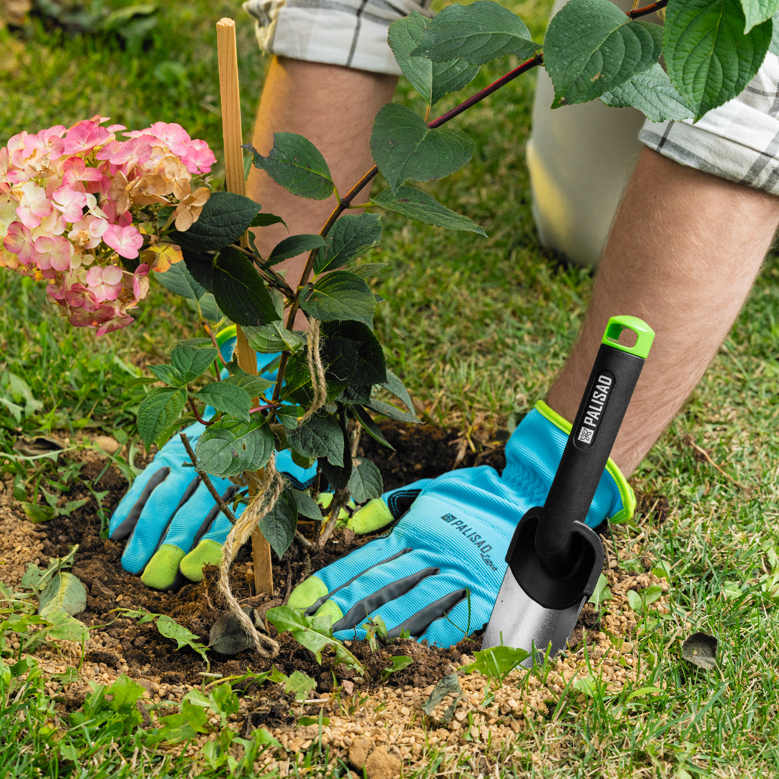 Совок посадочный узкий, 60х270 мм, стальной, полипропиленовая рукоятка, BASE Palisad