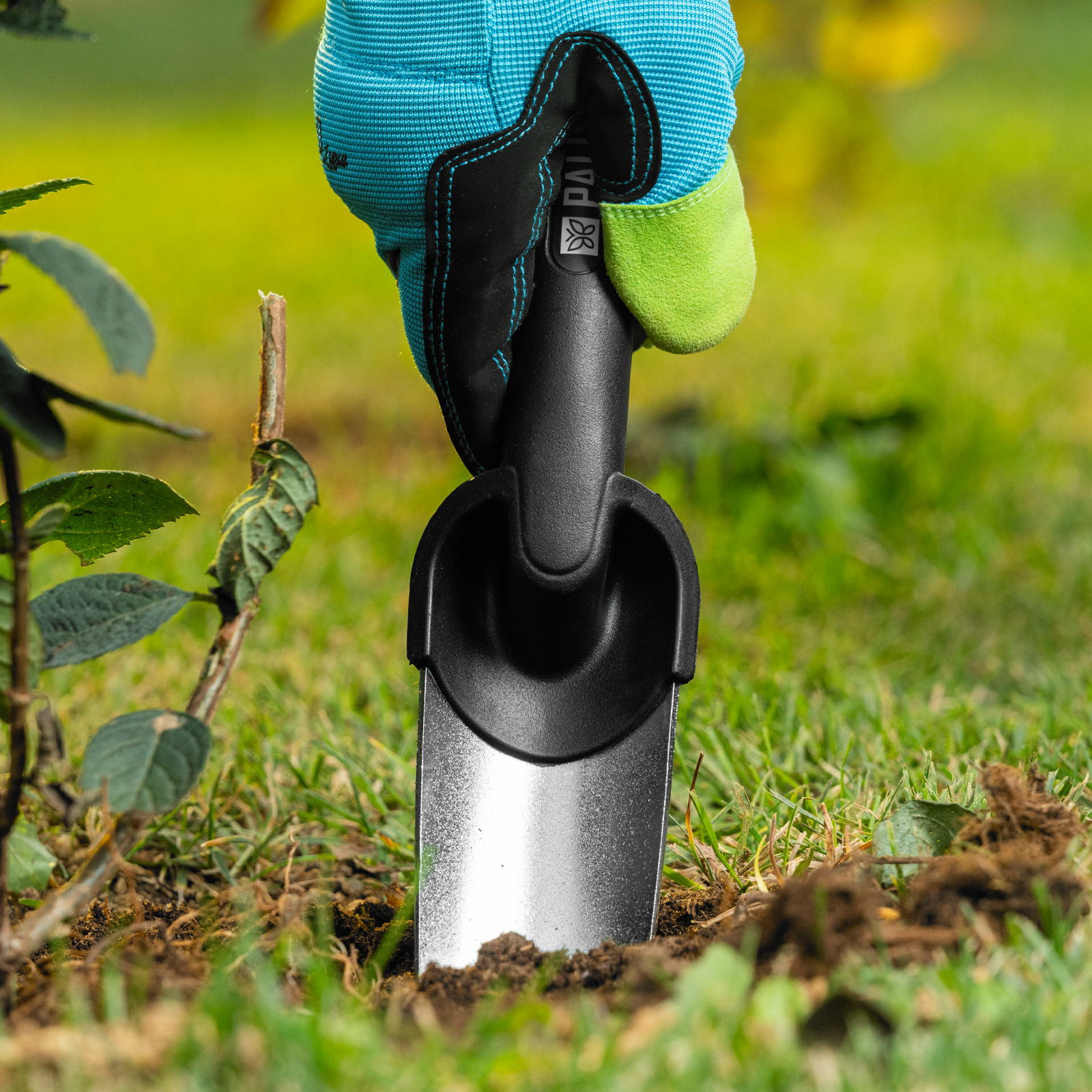 Совок посадочный узкий, 60х270 мм, стальной, полипропиленовая рукоятка, BASE Palisad