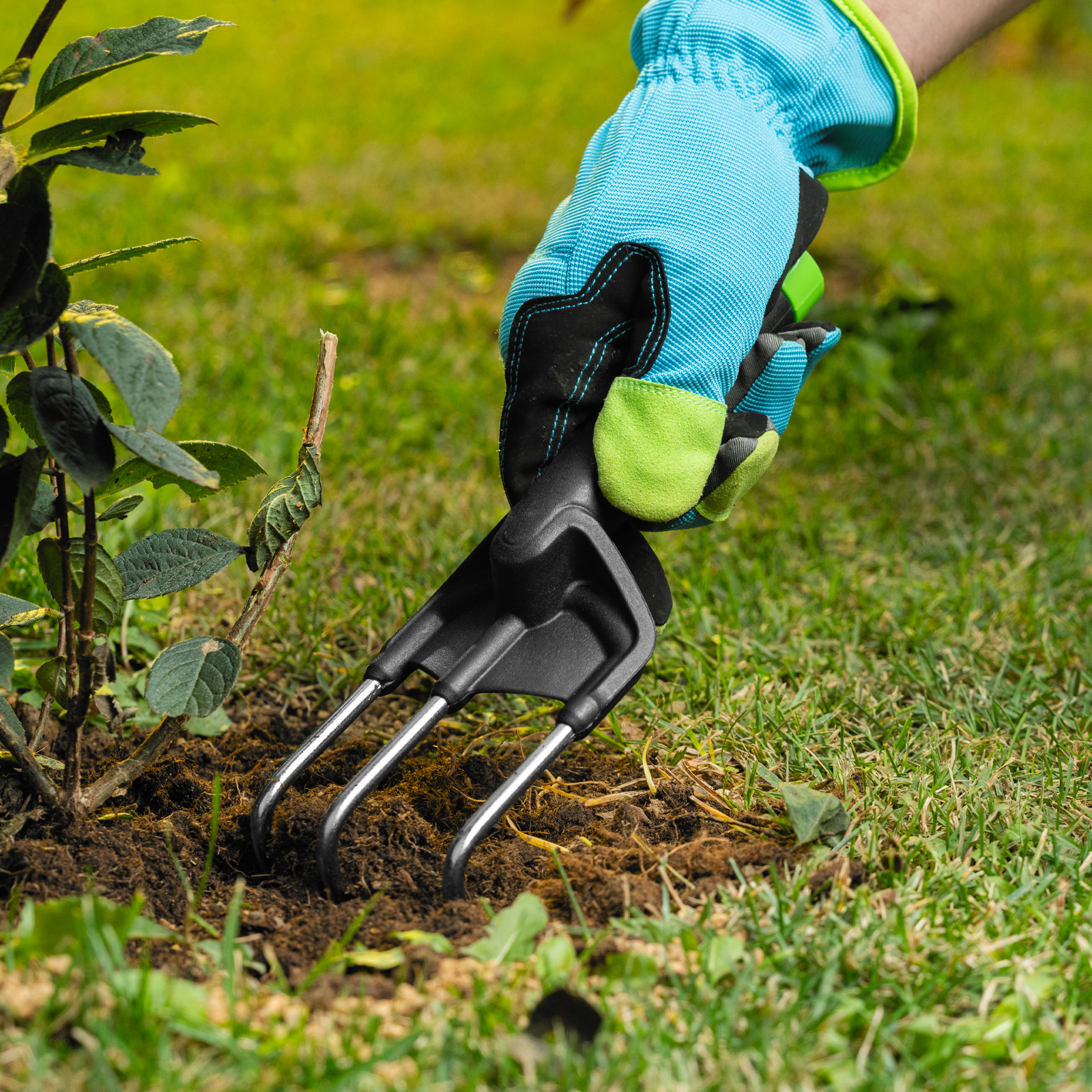 Рыхлитель 3 - зубый, 85х245 мм, стальной, полипропиленовая рукоятка, BASE Palisad