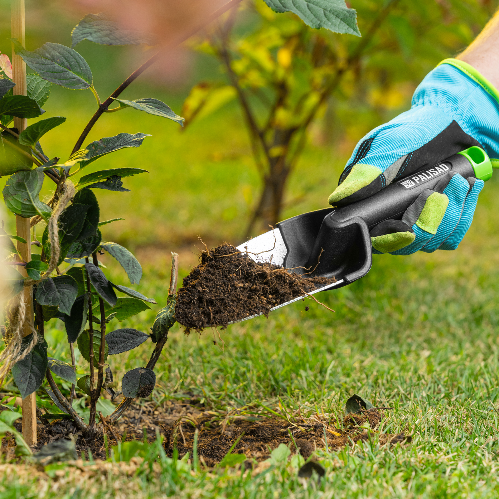Набор садового инструмента, стальной, полипропиленовые рукоятки, 3 предмета, BASE Palisad
