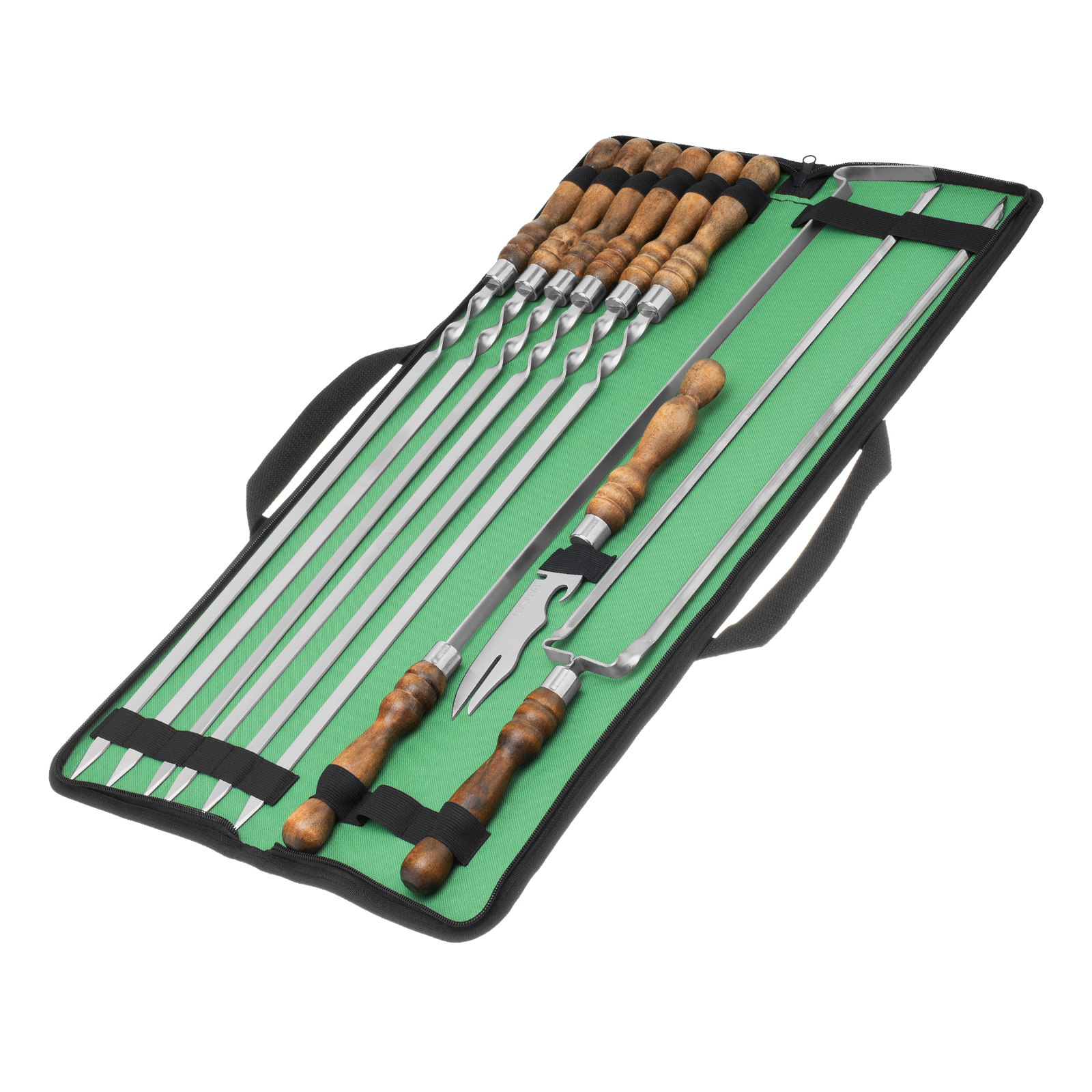 Набор шашлычный 9 предметов в сумке, Camping// Palisad