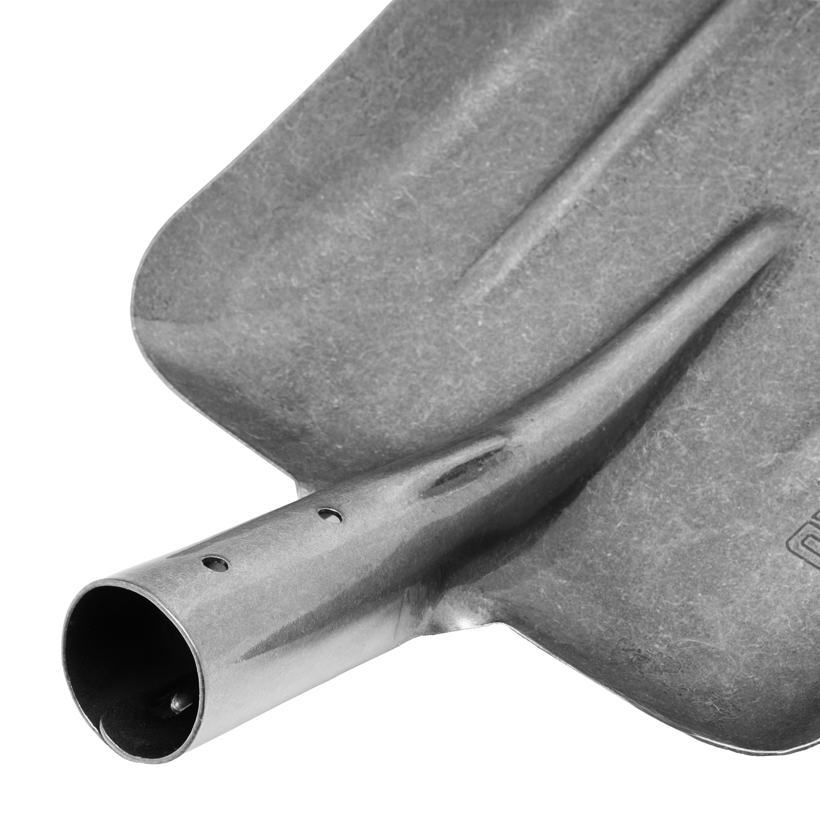 Лопата совковая, 230х275, ребра жесткости, рессорная сталь, 0,9 кг, без черенка, LUXE// Palisad