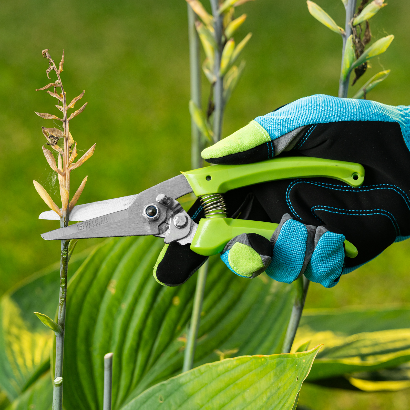 Секатор цветочный, 205 мм, рукоятки из полипропилена, BASE// Palisad