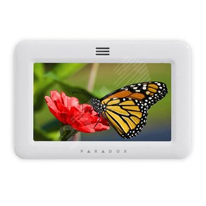 Клавиатура проводная с сенсорным экраном, диагональ 5 дюйма, для систем Evo, Magellan и Spectra, белая