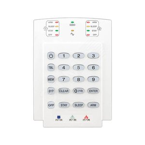 Клавиатура проводная 10-зонная светодиодная вертикальная для систем Spectra SP, Magellan