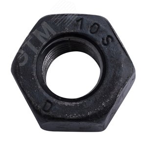 Гайка М24-6Н.10 ХЛ МИ ГОСТ Р 52645-2006 шестигранная с увеличенным размером под ключ без покрытия