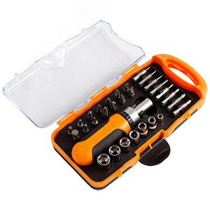 Набор инструментов, 31 предмет (головки, биты, отвертка)