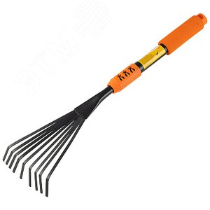 Грабельки веерные малые HG3550-L (9-зуб., поролоновая ручка)