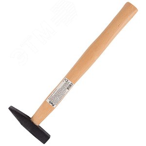 Молоток 100гр, деревянная рукоятка
