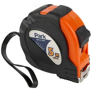 Рулетка с фиксатором, прорезиненный корпус, 5мx19мм