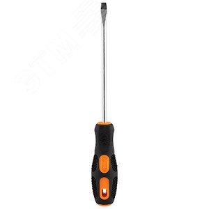 Отвертка Strom SL6х15см, двухкомпонентная рукоятка OTV011DK, шлицевая