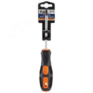 Отвертка Strom PZ2х10см, двухкомпонентная рукоятка OTV003DK, крестовая