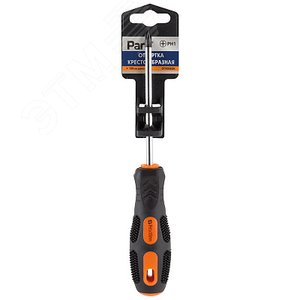 Отвертка Strom PH1х10см, двухкомпонентная рукоятка OTV008DK, крестовая