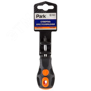 Отвертка Strom PH1х3,8см, двухкомпонентная рукоятка OTV012DK, крестовая