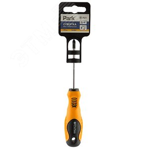 Отвертка Standart PZ1х7,5см, двухкомпонентная рукоятка, крестовая