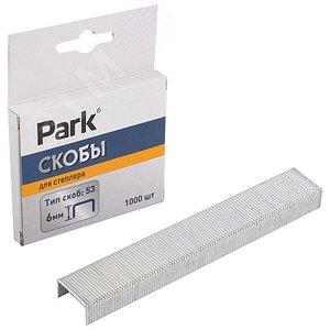 Скобы д/степлера 053 6мм 1000 шт