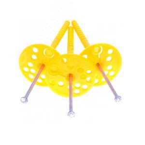 Дюбель для теплоизоляции с металл. гвоздем TDZM 10х220 (D=4,2) BULK БАУ-ФИКС (250шт.)