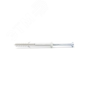 Дюбель-гвоздь 8х160 PN-UK потайной бортик, нейлон (60шт)