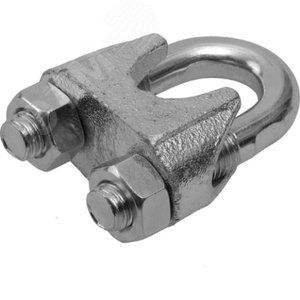 Зажим стальной 40мм DIN741 для троса