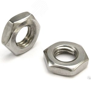 Гайка плоская DIN 439 M12х1 ZN