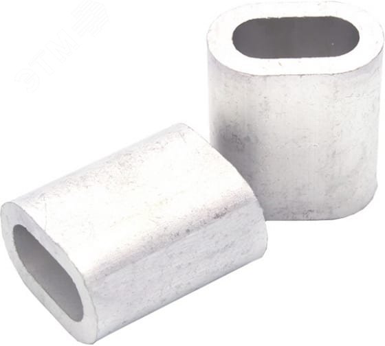 Зажим алюминиевый 3мм DIN3093 для троса