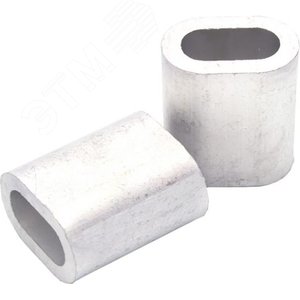 Зажим алюминиевый 1мм DIN3093 для троса