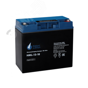 Батарея аккумуляторная 12В 18Ач со сроком службы до 12 лет