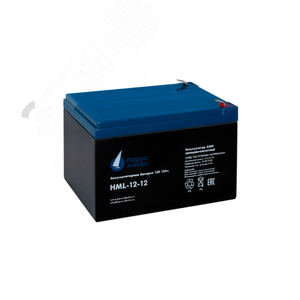 Батарея аккумуляторная 12В 12Ач со сроком службы до 12 лет