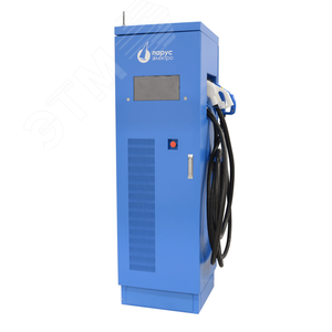 Зарядная станция электромобилей быстрая с дисплеемна 2 коннектора (1 коннектор ССS Combo2 и 1       коннектор GB/T,  одновременный заряд 2-х          