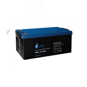 Батарея аккумуляторная 12В 200Ач со сроком службы до 12 лет