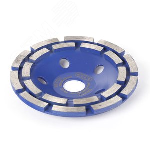 Чашка алмазная 125х22,2 двухрядная