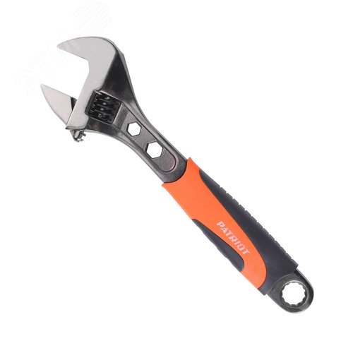 Ключ разводной AWF-300, обрезиненная ручка, 300мм