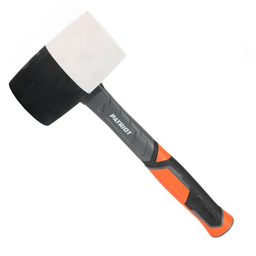 Киянка RMF-680BW черно-белая, с фиберглассовой рукояткой, 680г