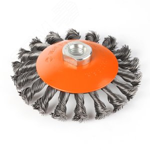 Щетка тарельчатая 115ммХМ14 витая проволока